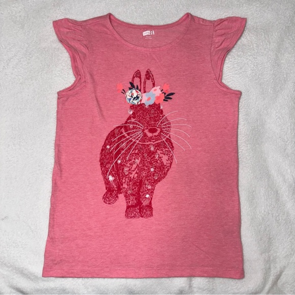 Crazy 8 Easter bunny shirt girls size XL (14)